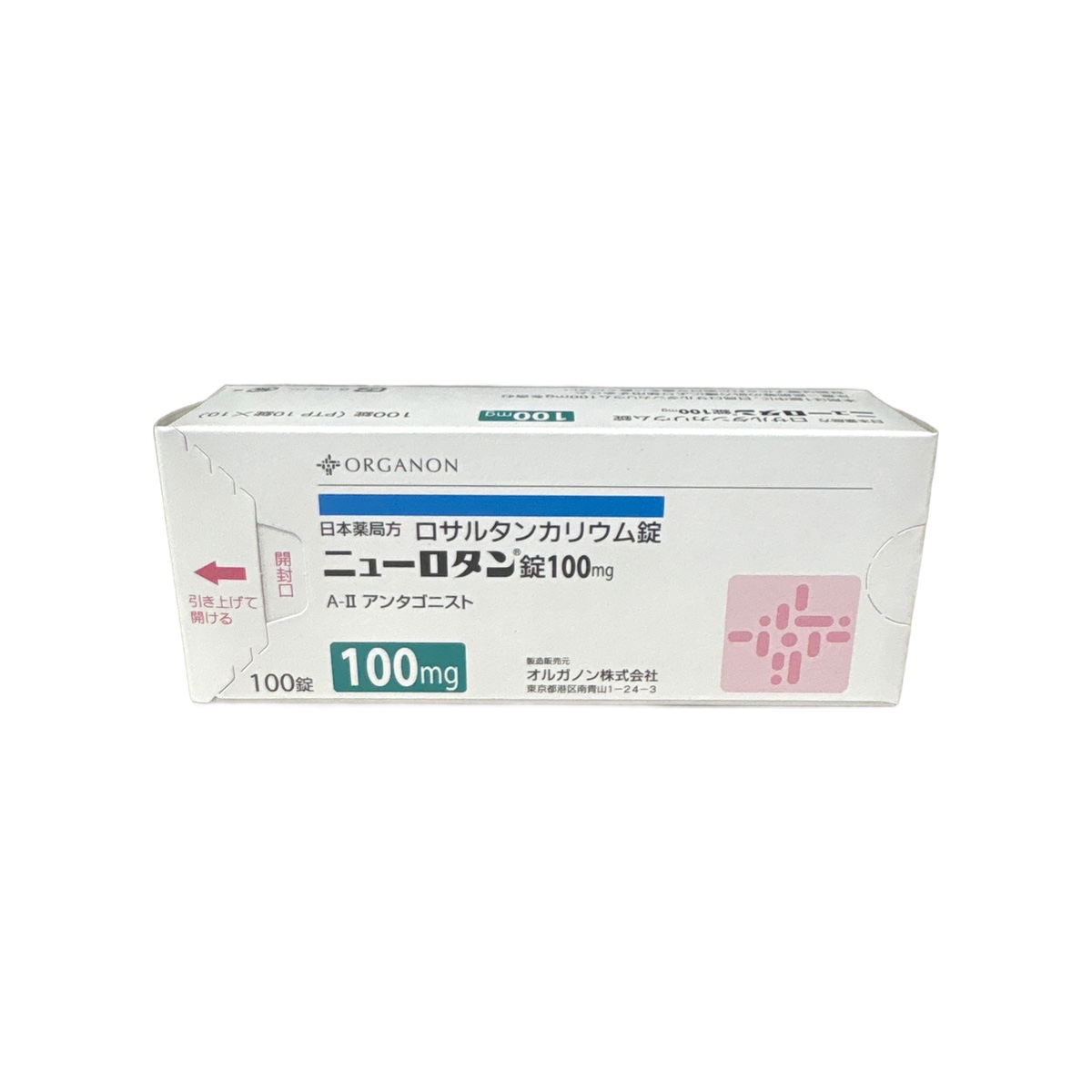Losartan Potassium Tablets 100mg (Nu-Lotan® / ニューロタン錠100mg)