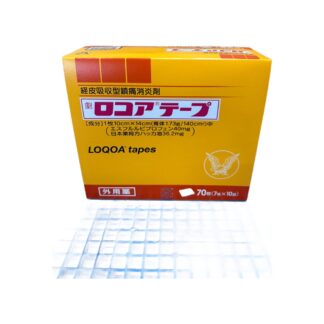 Esflurbiprofen / Mentha Oil Transdermal Patch 40mg (LOQOA tapes® / ロコアテープ)