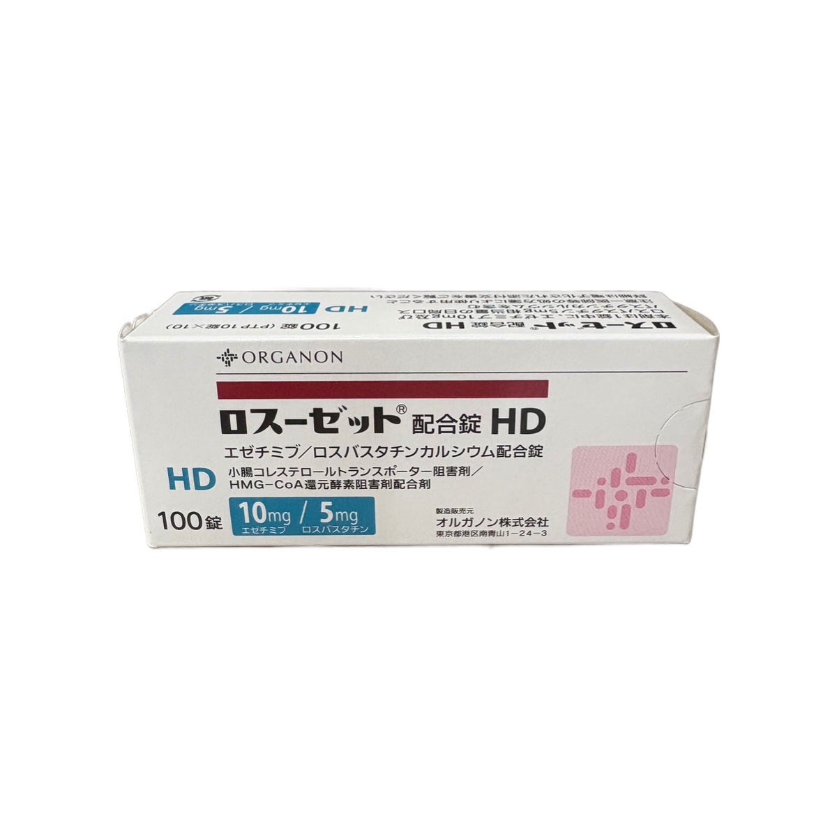 Ezetimibe / Rosuvastatin Calcium Combination Tablets 10mg/5mg (Rosuzet HD® / ロスーゼット配合錠HD)